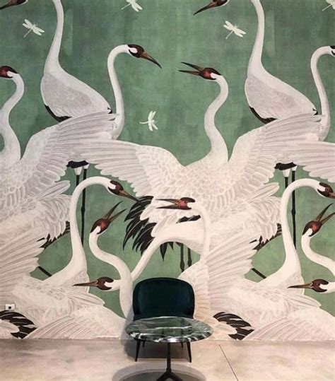 gucci heron wallpaper dupe